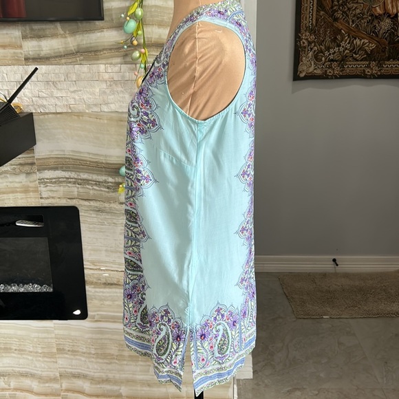 J. Jill Sleeveless Paisley Print Top. Size XS (286) - Picture 4 of 11